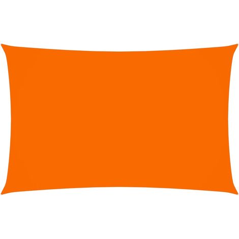 Voile de parasol Tissu Oxford rectangulaire 3x6 m Orange (1/5)