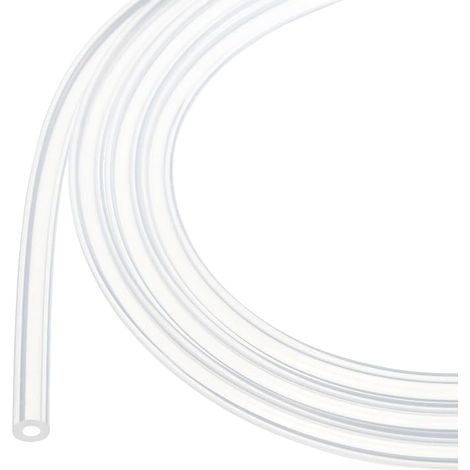 1M 3 Feet Silicone Tube 3mm DI 6mm DE Transparent Industrial (1/4)