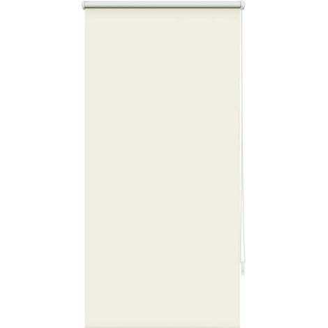 Tenda a rullo Tenda avvolgibile oscurante 64,4x120 cm Tessuto Larghezza 60 cm Bianco sporco (1/4)