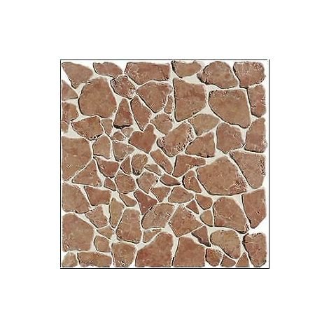 Palladiana in marmo di travertino sfuso in sacco resa da 0,8 a 1mq colore: ROSSO VERONA