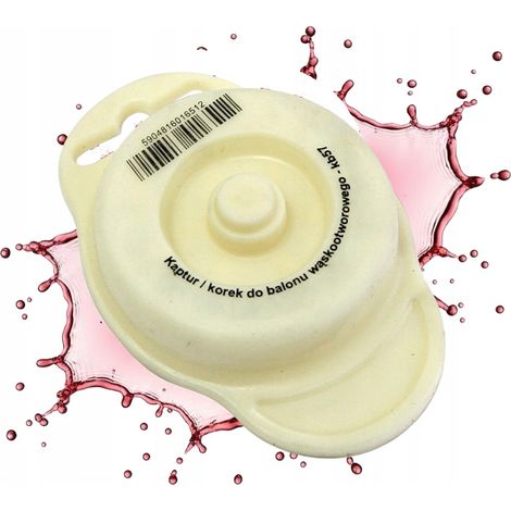Cappuccio per palloncini con collo stretto Fi57mm Tappo in gomma per damigiane