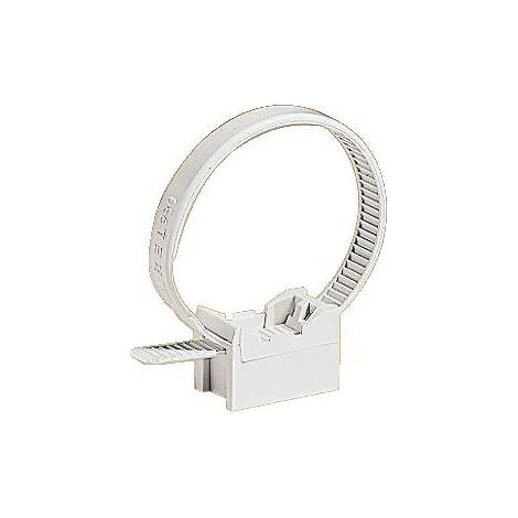 Schneider Electric – Instacables Mureva Fix pour conduits Ø16-32 mm blanc – Sachet de 100 pièces – Fixation rapide et sécurisée – Pour installations électriques (1/4)