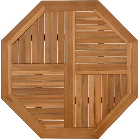 Piano per Tavolo 90x90x2,5 cm Ottagonale Legno Massello di Teak vidaXL