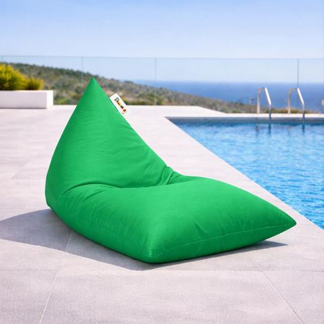 Pouf extérieur vert dossier intégré ARTA (1/4)