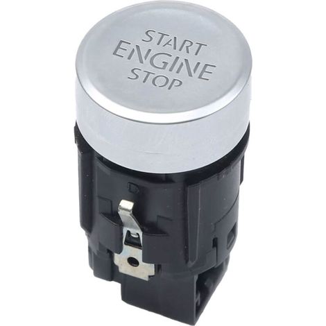 Interrupteur de démarrage à un bouton pour voiture 5GG959839, compatible avec les Volkswagen Golf 2013-2017, permet le démarrage du moteur par simple pression d'un bouton. (1/4)