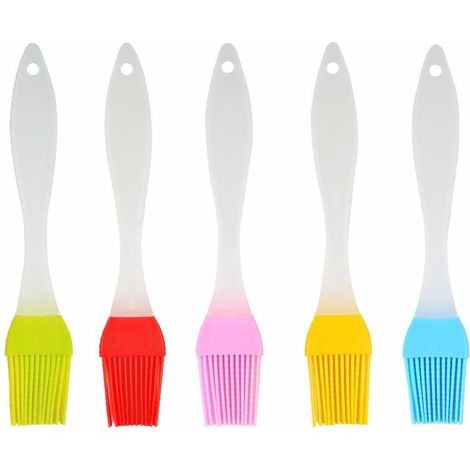 Pennelli per marinatura in silicone resistente al calore per grigliate e cottura, 9 g (1/5)