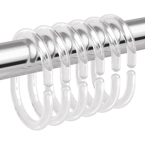 Tringle de douche lot de 36 plastique 36 pièces forme C (1/5)