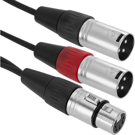 BeMatik - Replicator 2 Audio cannon XLR femelle 5 broches mâle XLR (1/5)
