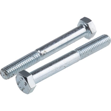 Vis à tête hexagonale, Acier Galvanisé brillant, M5 x 40mm ( Prix pour Sachet de 50 ) (1/2)