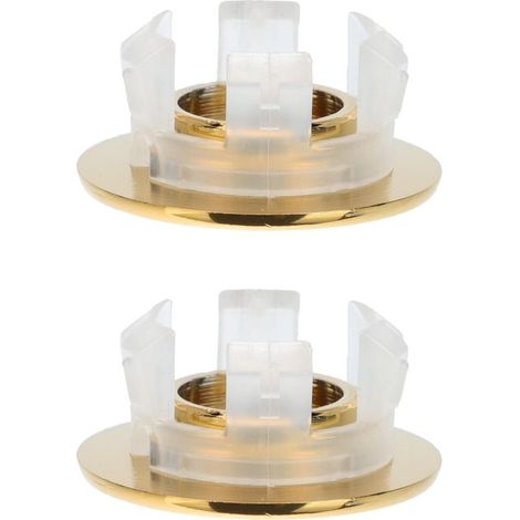 Bague Trop Plein Lavabo en Cuivre Or, Lot de 2 Pièces (1/5)
