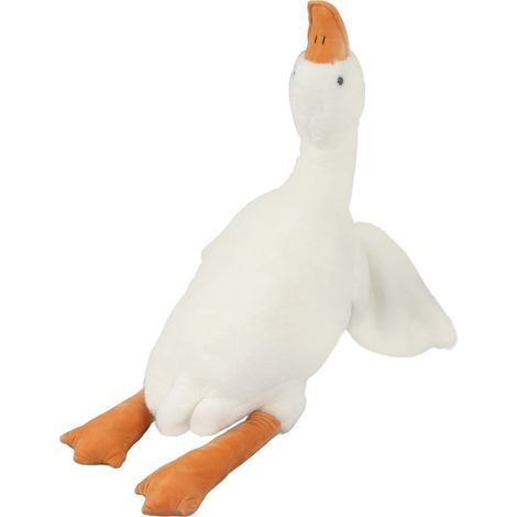 Peluche Oie, Coussin Doux et Mignon, Animal en Peluche pour le Bureau, la Maison, les Voyages, la Chambre d'Enfant, Cadeau, À partir de 6 mois, 1,9 m (1/5)