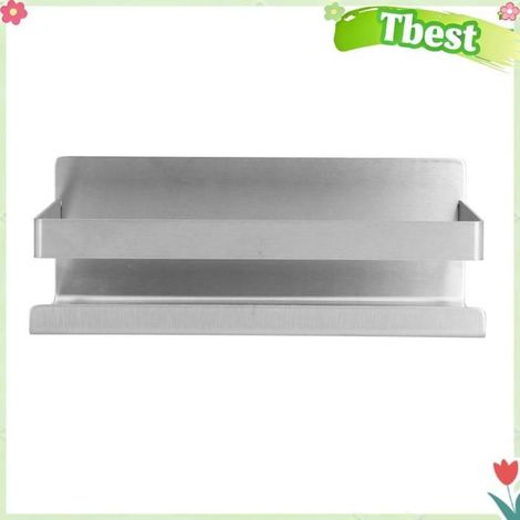 Tbest Étagère de douche en acier inoxydable avec finition brossée Acier Inoxydable Pas de Poutre de Douche de luminaire brosse (1/5)