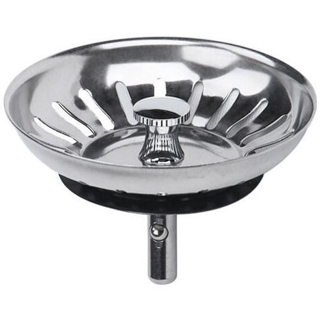 1 Pièces Filtre à Évier de Cuisine en Acier Inoxydable Filtre Bouchon d'Évier à Double Couche Égouttoir D’évier Pour Votre Cuisine Salle Bain - Diamètre 83mm (1/5)