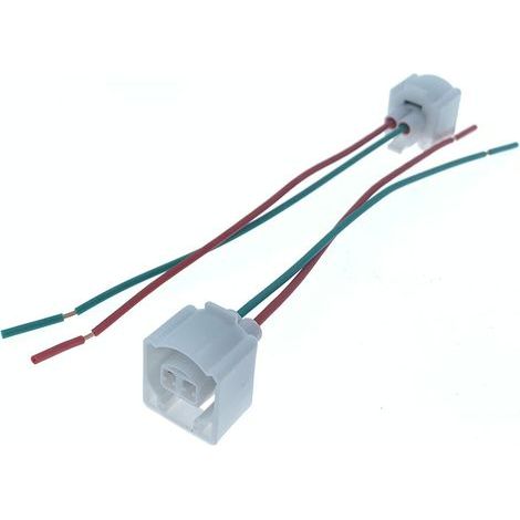 Automotive waterproof connector series 2.3, 2-pin wiring harness connector, white plug DJ7025-2.3-21 (1/4)