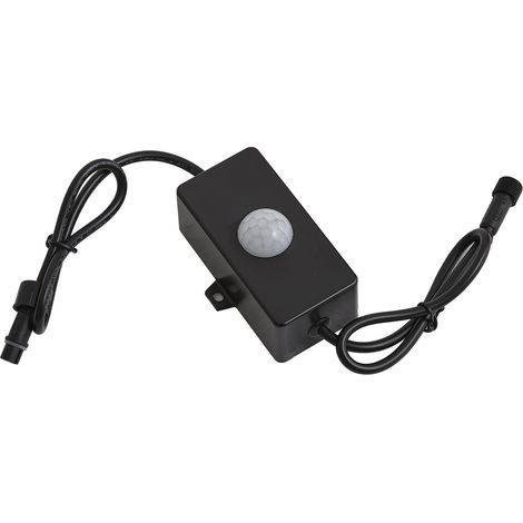 QAZQA Sensor de movimiento 12V Negro IP44 PIR - Voltaire (1/4)
