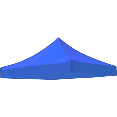 Toile de Toit de Rechange pour Pavillon Tonnelle Tente, 3x3m (Bleu) (1/5)