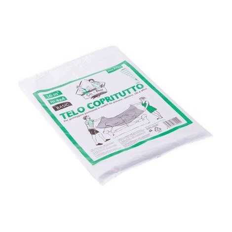 TELO COPRITUTTO PE BASSA DENSITA ELEPACKING - MT 4X4 GR 200- 90 pezzi