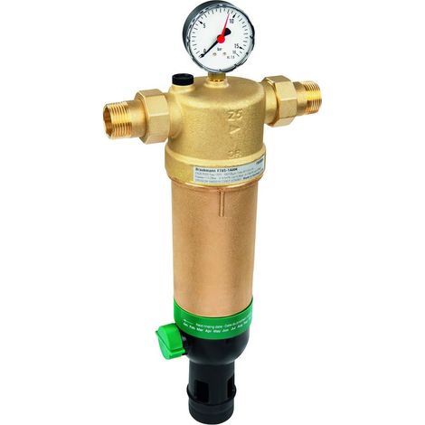 Honeywell Braukmann F76S-1 1/2AAM Rückspülfilter 105/135 µm mit Rotgussfiltertasse (1/5)