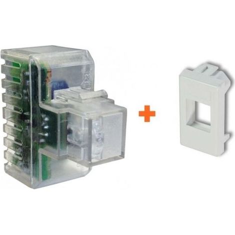 Fanton lampada emergenza led incasso compatibile Bticino Matix bianca - 82882-BM