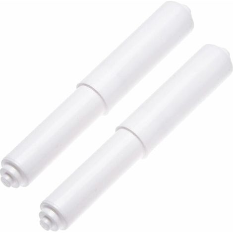 2 Pack - Spring Roll for Toilet Paper Holder White A7phw6uUL (1/5)