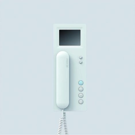 Siedle&Söhne Bus-Telefon Standard weiss m.Farbmonitor BTSV 850-03 W (1/5)