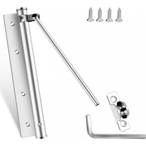 Ferme Porte Automatique, Ferme Porte à Ressort, Ferme Porte en Acier Inoxydable, Réglable Ferme Porte à Ressort, Groom Fermeture Porte Acier Inoxydabl (1/5)