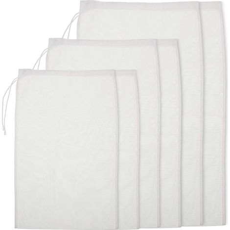 Lntyq Passagetuch - Passagesieb - Passagesieb - Nussmilchbeutel - Siebtuch - 100 Mesh - 6 Stück (1/3)