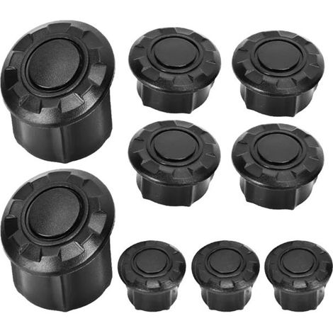 Tappo di telaio per BMW R 1250 GS Adventure 19-24 copertura foro RS2 nera (1/2)