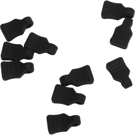 Clips de carrosserie RC - Stables, fiables, petits, compacts, protecteurs, remplaçables et pratiques - Accessoires pour voitures télécommandées - Noir