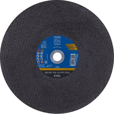 PFERD TOOLS Trennscheibe 100 EHT 350-4,0 PSF Stahl 25,4 mm 10 Stk (1/5)