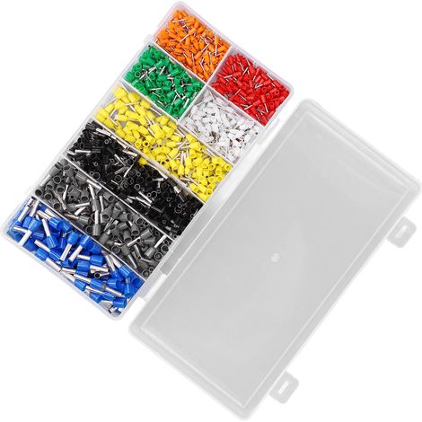 Kit de 1000 cosses à sertir en laiton et PP, référence CZ0100939