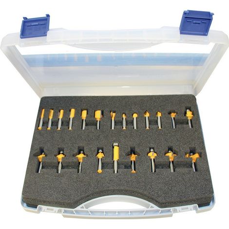 Cassette de fresado superior de carburo tipo 973CT 22 piezas Vástago D.8 mm H
