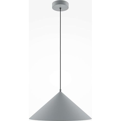 Suspension moderne de cuisine - cône gris mat FLORA (1/4)