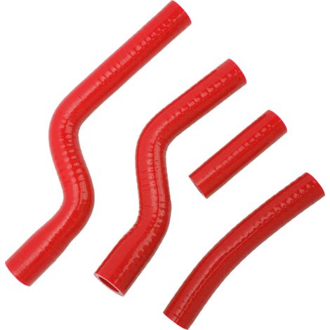 Tuyau silicone radiateur haute température étanche résistant à l'usure pour YZF250 2007-2009 Rouge (1/5)