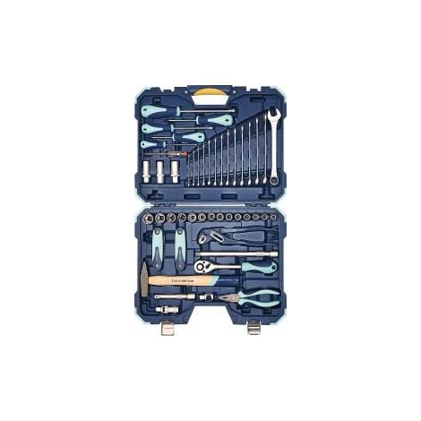 Caja de herramientas 47-piezas en estuche de plástico 4-24mm TECWERK (1/4)