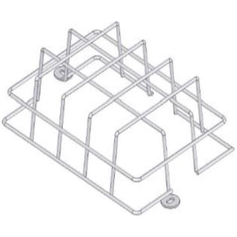 Fireless – Grille de protection IK10 pour boîtier Xena Flat – Acier électro-zingué – Dimensions 360 x 170 x 110 mm (1/3)