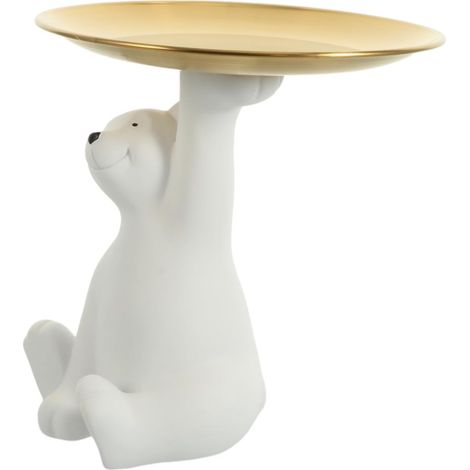 Porte cl s Ours Arctique R sine et Inoxydable D coration (1/5)