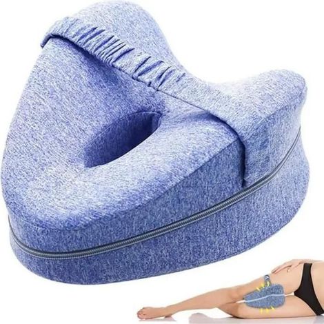 Oreiller Orthopédique - Mousse À Mémoire - Pour Soutien Du Genou - Forme Cœur - 25x23x13 Cm - 1 Pièce (1/4)