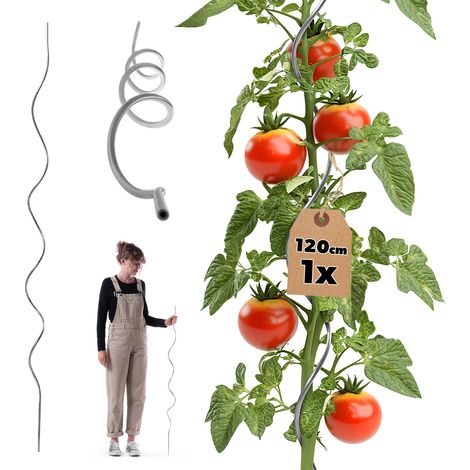 Filiyano – support 120 cm – Tuteur spiralé KADAX pour tomates, haricots, concombres, vignes, support 120 cm (1/5)