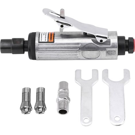 Meuleuse Pneumatique 1/4", Outil de Polissage à Air, 90PSI - Pratique pour Voiture et Gravure