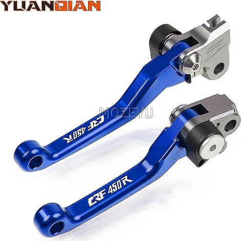 Pour Honda CRF450R (2002-2016) : levier de frein et d'embrayage pivotant pour moto tout-terrain (modèles 2002-2018 et 2017-2018). (1/5)