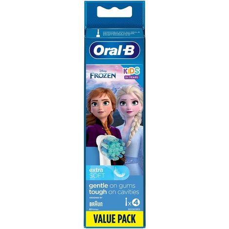 Lot de 4 têtes de rechange pour brosse à dents Kids La Reine des neiges (1/5)