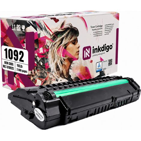 Toner Inkdigo MLT-D1092S compatibile con Samsung SCX-4300 SCX-4610, certificato TÜV. (1/5)