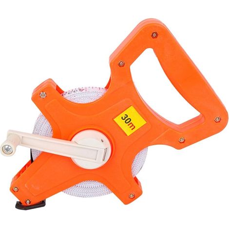 Mètre à ruban au design ergonomique avec pieds précis et mesures métriques jusqu'à 100 mètres (30 m) (1/5)