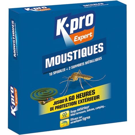 KPRO - Moustiques spirales boîte de 10 Kapo Expert (1/2)