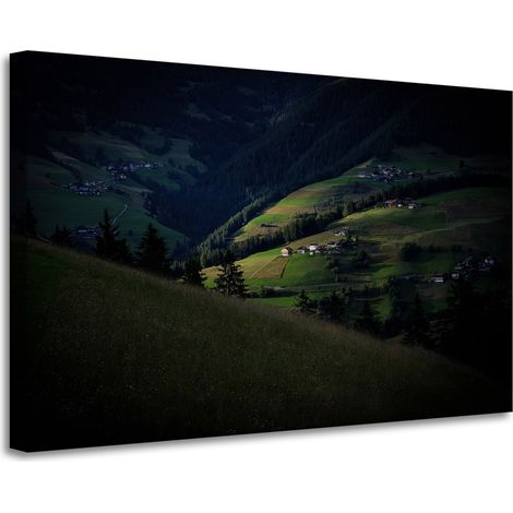 Leinwanddruck Natur Berglandschaft 90x60 cm