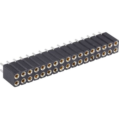 BKL Electronic Barrette femelle (de précision) Nbr de rangées: 2 Nombre de pôles par rangée: 10 1012 (1/2)