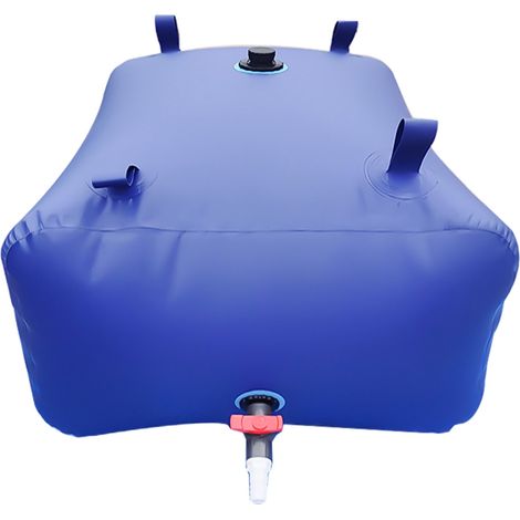 Grand volume citerne souple 400 L / 105,67 Gal pliable transportable camping jardin irrigation agricole plein air secours résistant à la sécheresse (1/3)