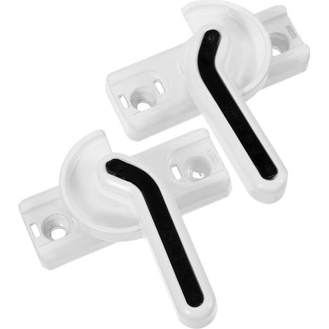 Kit De Remplacement De Loquet Lot De 2 Verrous Pour Fenêtres Coulissantes Barres De Sécurité Pour Fenêtres Blanc