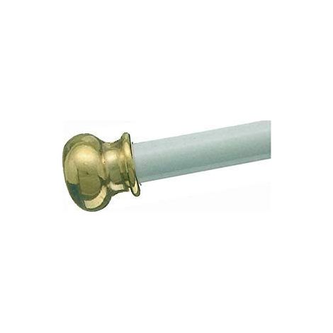 SWISH - BACCHETTA A VITE BIANCA CON POMELLO IN ORO 80-100CM
